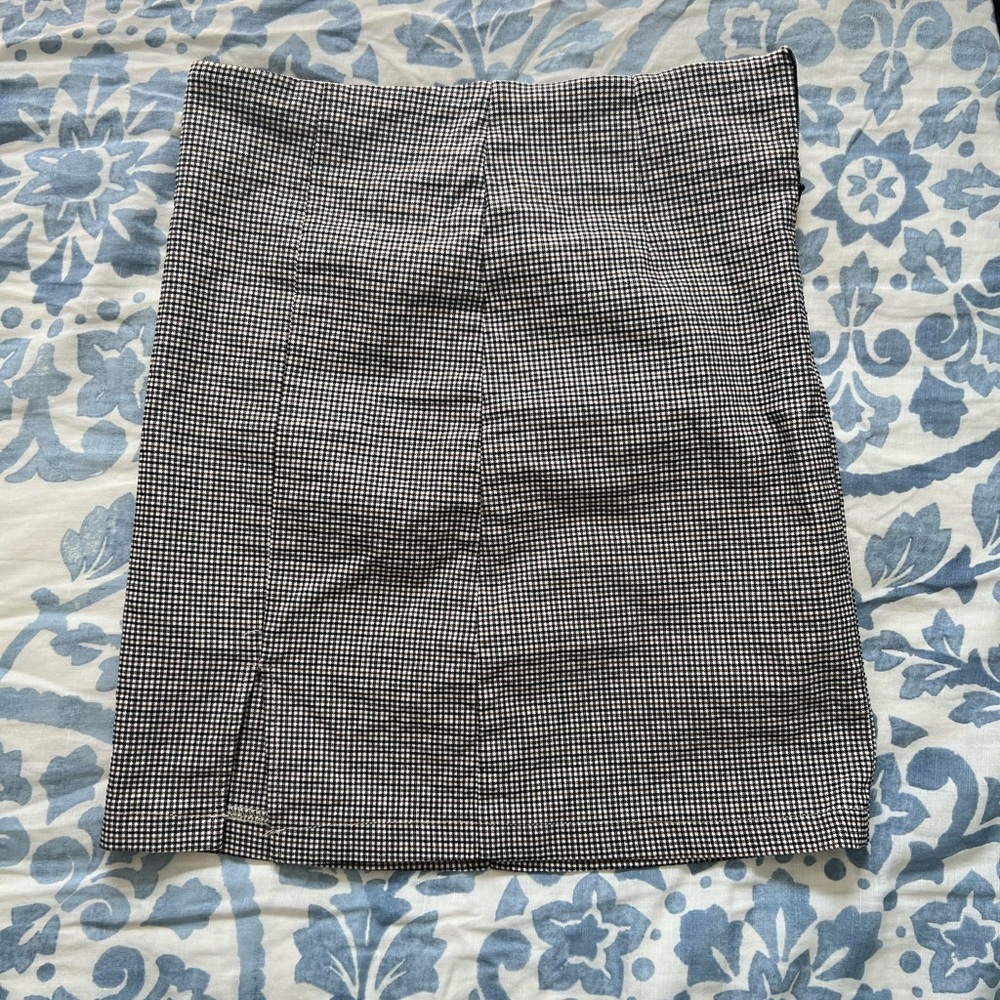 windsor high waisted plaid pencil skirt